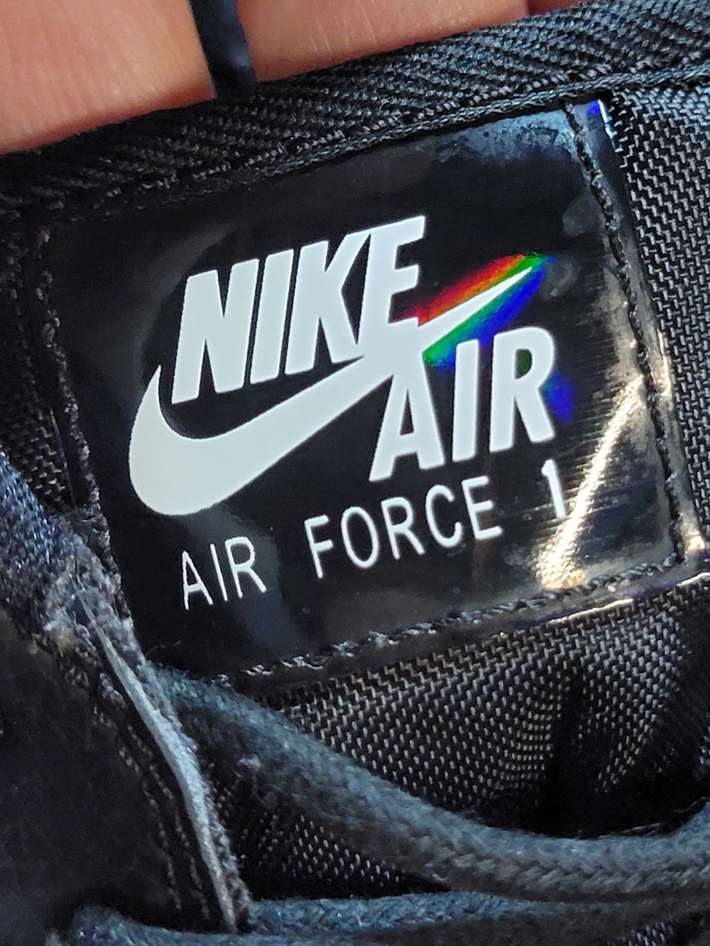Nike Air Force 1 Low - Black Iridescent - Picture 7 of 10